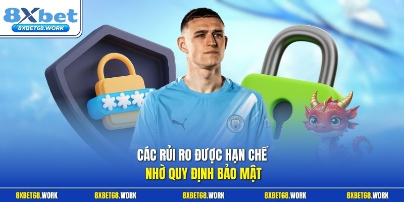 Các rủi ro được hạn chế nhờ quy định bảo mật